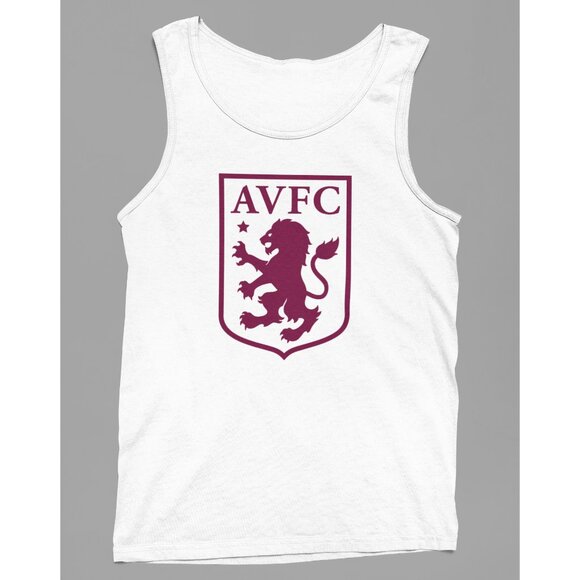Other - NEW Aston Villa AVFC Team Color Pop Logo Tank Top WHITE